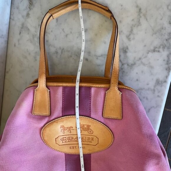 COACH Hampton 10th Anniversary Kisslock Tote Purse - Picture 15 of 17